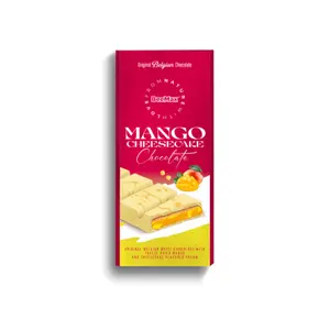 Beemax Dubai-Style Mini Mango Cheesecake Chocolate Bar (3 oz) | Imported from Turkey - Now Ships with Ice Pack