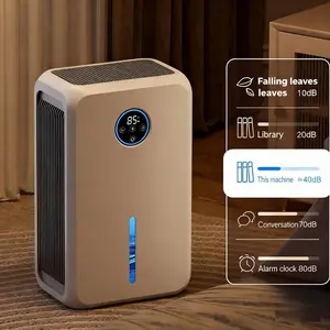 Ultra-quiet 40-decibel humidifier with an intelligent display screen, suitable for bedrooms and living rooms, effectively purifies the air and creates a peaceful environment, with wide applications.