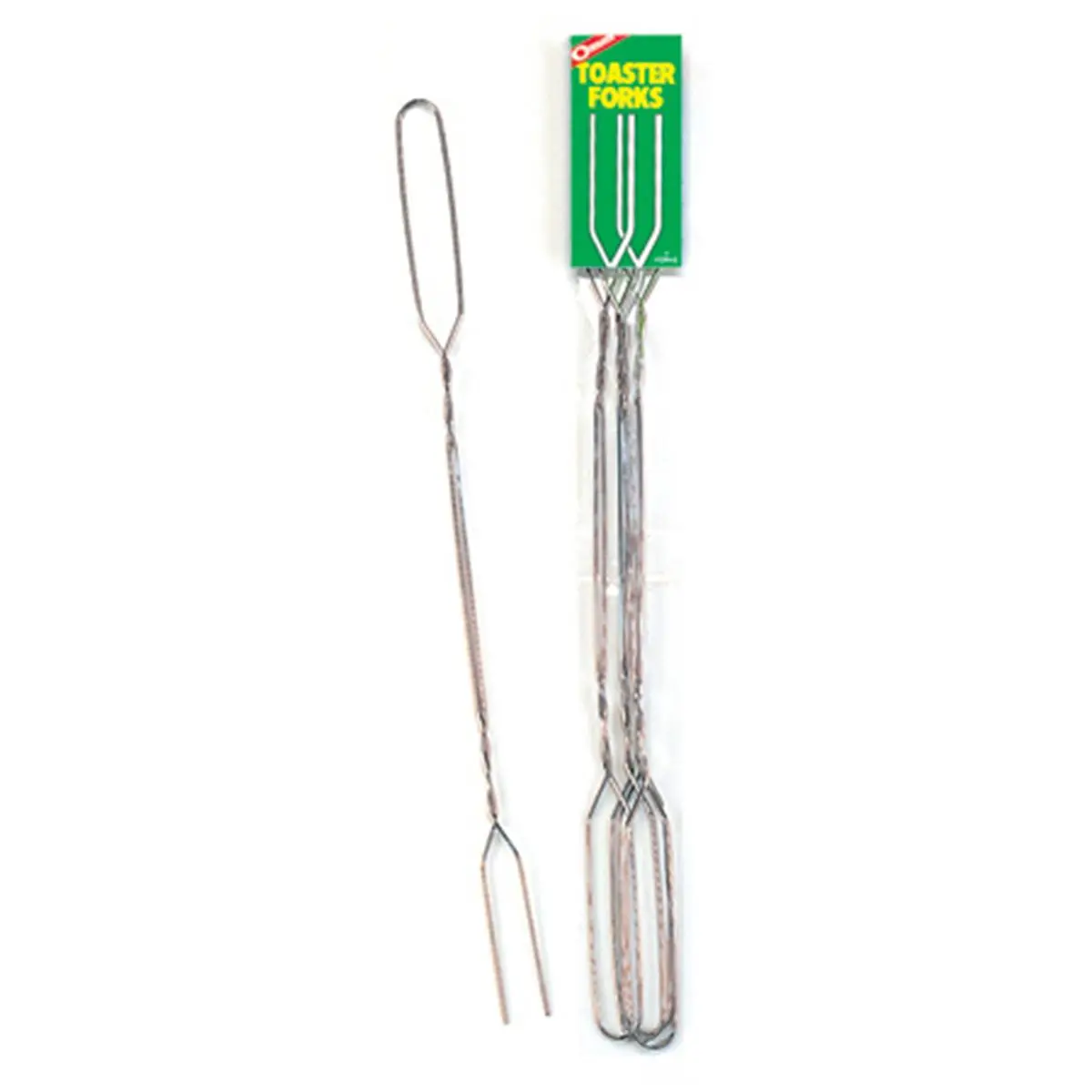 Coghlans 159086 Chromed Wire Barbecue Toaster Forks Set - 4-Pack, 20" Length, Premium Material, for BBQ Kitchen Utensils, Length 20"