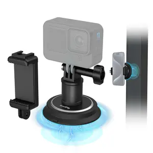 SmallRig 2-in-1 Gym Magnetic Suction Cup Phone Holder for iPhone 17/16Pro Max &Build in 6 Magnets Powerful Car Mount for GoPro Hero 13/12/11/10, for Akaso, for Insta360, for DJI OSMO Action 4/5, Pocket 3 and Phone 4347