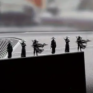 6-Piece Car Window Side Dashboard Decoration Set, Vintage Style Interior Decor for Daily Use, Essential Automotive Accessories, Car Accessory, Automotive Decorative Accessories