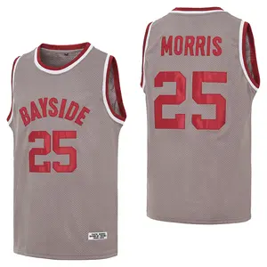 Zack Morris 25 Bayside Tigers Basketball Jersey,Gift for Game Day