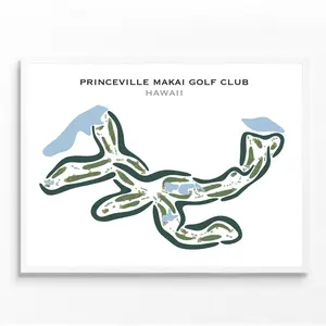 Princeville Makai Golf Club, Hawaii - Printed Golf Courses