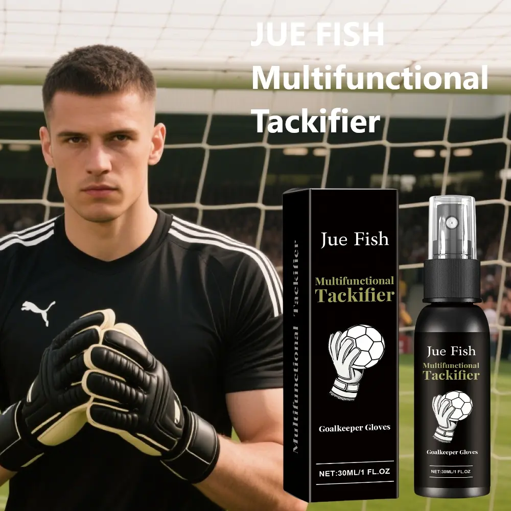 Goalkeeper Glove Grip Spray, Enhances Stickiness & Gripping Power, Suitable for New & Competition Gloves, Millilitre Volume, No Wooden Material, Goalkeeper Equipment, Football Accessories
