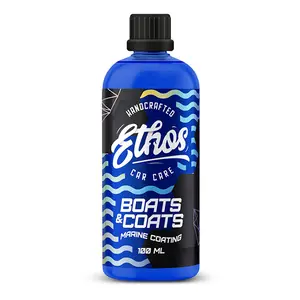 Ethos Handcrafted Car Care Boats & Coats Marine Ceramic Coating 100ml - Protective Graphene for Gel Coat & Fiberglass Applications
