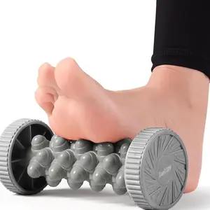 Foot Massage Roller - Deep Tissue Reflexology Trigger Point Therapy, Plantar Fasciitis Relief for Arch Heel Pain & Circulation