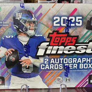 Break #0519 1 x 2025 Topps Finest Hobby Box. 6 packs per box 10 cards per pack. 2 Autos per box. Chase SSP inserts Headliners and 92 Finest.