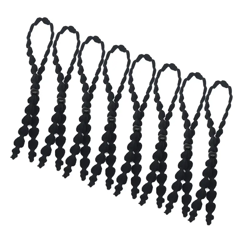 Solid Color Hair Tie, High Stretch Hair Tie, Casual Simple Hair Accessories for Women & Girls, Minimalist Headwear Suitable for Thick Hair