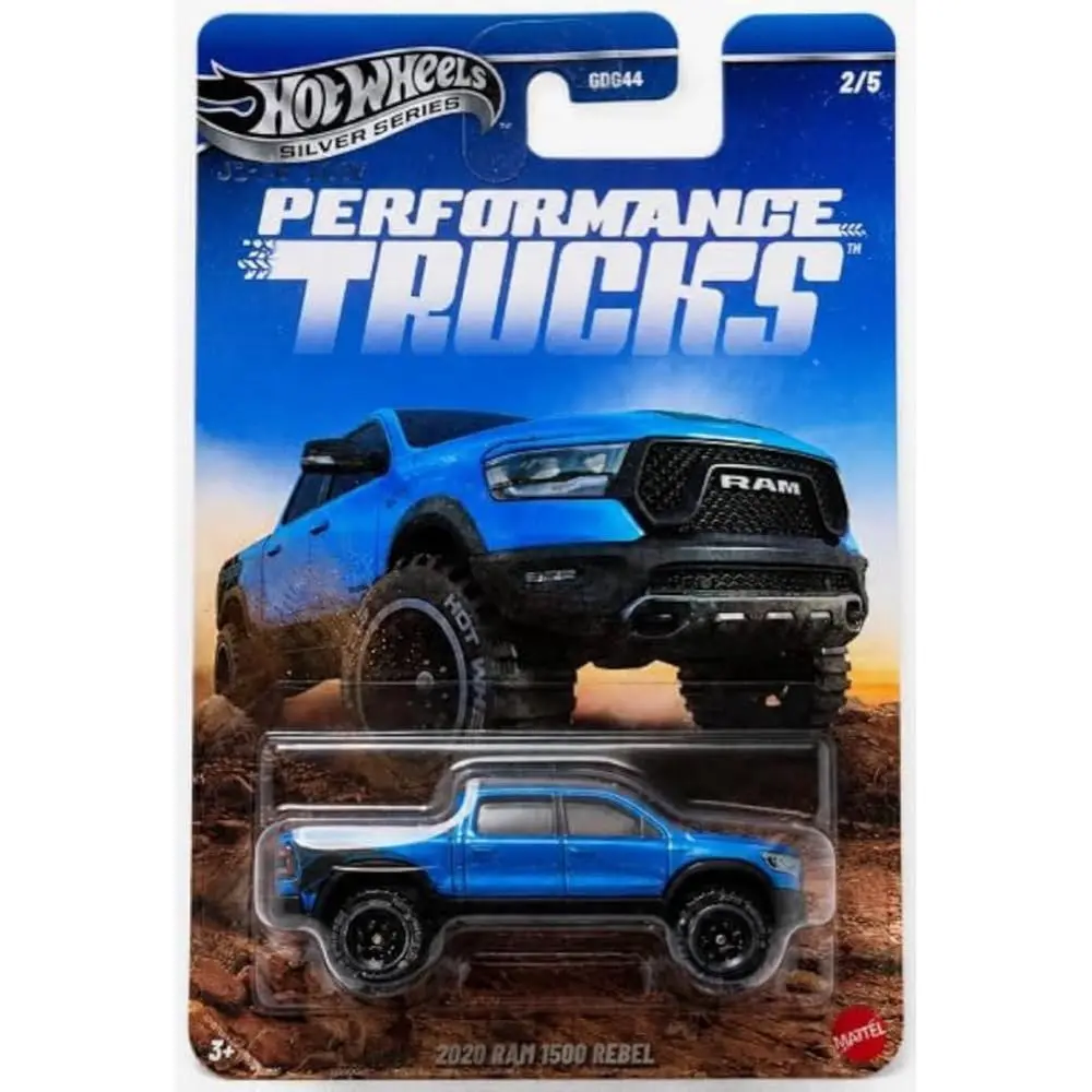 Hot Wheels Silver Series 2020 RAM 1500 Rebel Car Theme Die-Cast Metal Performance Truck, 60044 2/5 Scale Model Vehicle (Toys & Hobbies, Classic & Novelty Toys, Model Vehicles)