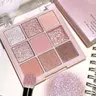 9 Colors Eyeshadow Palette, Highly Pigmented Palette, Eyeshadow Powder, Matte and Glitter Eye Shadows Palette, Long Lasting Shimmering Eye Shadow Makeup Products, Enhance Eye Makeup, Eye Makeup Products Cosmetic, Makeup Palettes