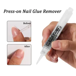 ELLIE YOUNG PRESS ON NAIL GLUE REMOVAL PEN, 5ML Nail Glue Removal Pen, Nail Art Remover Tool, Nail Polish Remover, Gentle Nail Care Product for Women & Girls, Manicure, Nail Products