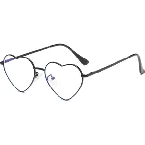 Heart Shaped Blue Light Glasses for Women Cute Computer Glasses
