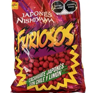 Spicy Japanese Peanuts (Cacahuates Furiosos) - 700g Protein-Packed Snack, Nuts & Peas Treat for Quick Energy