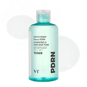 [VT Official] VT PDRN Toner, Hydrating Facial Toner with 50,000ppm Vegan PDRN, Korean Wild Ginseng, Niacinamide & Panthenol, Lightweight, Fragrance-Free, Skin Soothing, Korean Skincare (8.45 fl. oz.) Exfoliant Moisture
