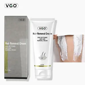 VGO All Skin Types Hair Removal Cream for Women &Men Painless Bikini Hair Removal Gel Hair Removal Lotion for Unwanted Hair, Unisex  Hair Removal,Painless Hair Removal Cream,Gentle Body Hair Removal Cream,Sensitive Skin Hair Removal Cream,Depilatory Cream