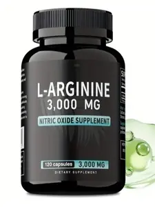 L-Arginine 3000mg 120 Caps Cardio and Muscle Health