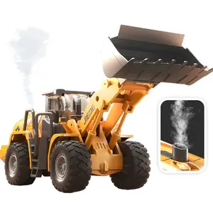 Alloy Bulldozer Construction Toy with Steam Sound, Spray Function, Imaginative Play, Ideal Christmas & Birthday Gift, Unisex, Ages 3+, No Batteries Included