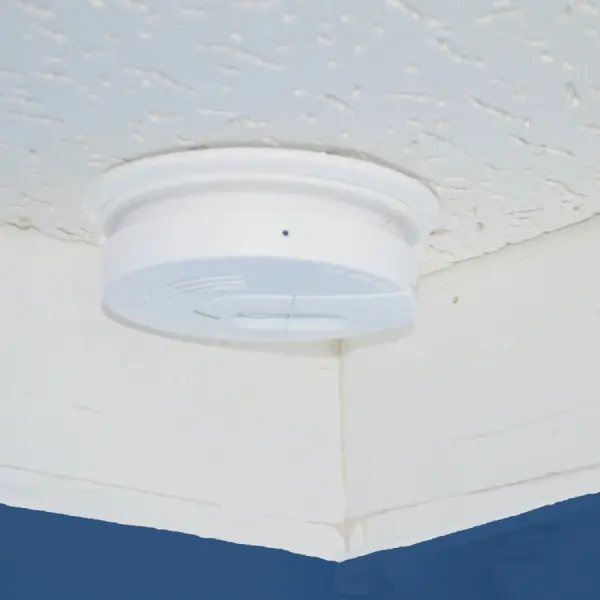 Functional Smoke Alarm with Covert Wi-Fi Camera 120 Degree Wide Lens 4K Video Streaming Full HD Quality Motion Detection Alerts Dual-Band Connectivity