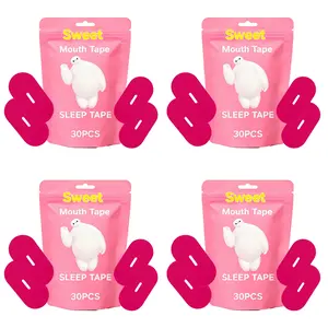 Pink Sweet Tape - (30/60/120 Strips) Breathable Mouth Tape for Rest &Recovery. Prevents Snoring and lmproves Nasal Oxygen Intake. Soft Medical Grade,Hypoallergenic, Gentle Adhesion, Latex Free