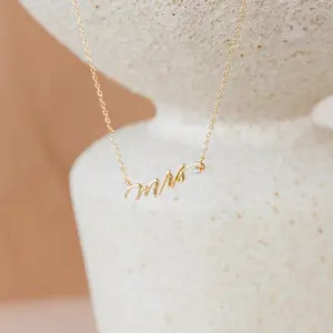 Mrs. Necklace by Caitlyn Minimalist