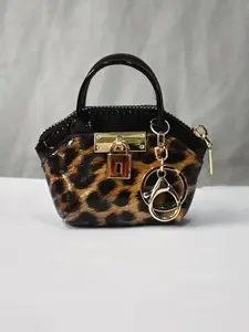 Leopard Pattern Mini Shell Bag, Zipper Closure Crossbody Handbag, Fashion Crossbody Purse, Versatile Women's Small Backpack, All-Season Casual Style