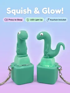 Lizard Sound Button Keychain, Cute Baroque Style, Stress Relief Sensory Toy, Bohemian Design, Perfect Valentine's Gift