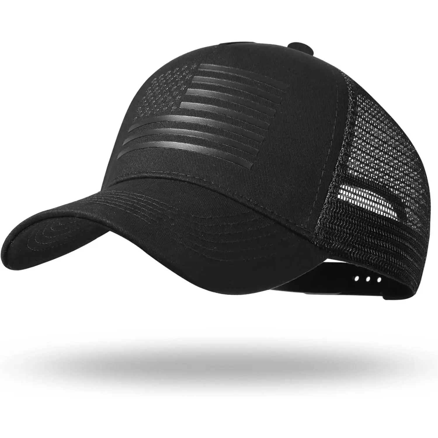 Oversize XXL  Flag Trucker Hat Sport Snapback Hat, Large Size Breathable Mesh Baseball Cap for Men Big Head