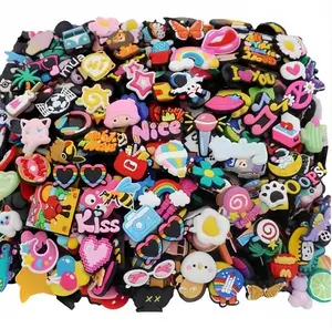 35  Pcs Random PVC Shoe Charms for Girls Boys & Adult Cute Garden Shoe Charms Decoration with Diverse Designs Shape Perfect Party Gift Pin Heels High Sandals