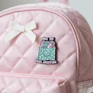 "Take Me Book Shopping" Pin