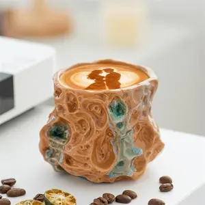 Vintage Coffee Cup, Retro Style Ceramic Mug, Perfect for Espresso & Cappuccino, Ideal Gift for Coffee Lovers, Durable Design
