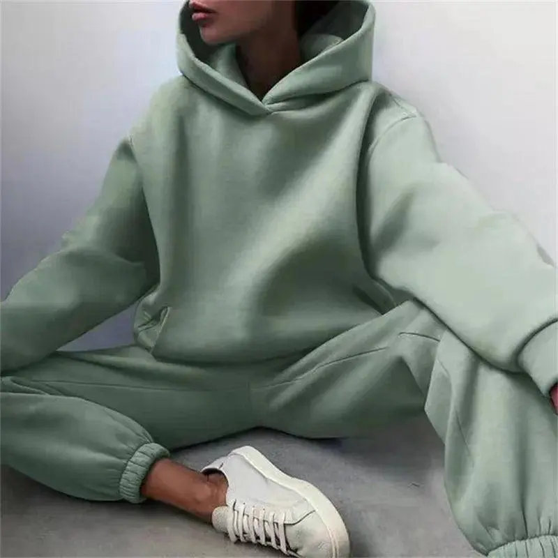 Oversized  Hoody and Long Pants Set