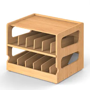 Can Organizer for Pantry, Bamboo Pantry Organizer, 2 Tier Stackable Can Storage Rack Ideal for 36 Human and Pet Food Cans(FIFO)