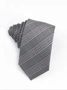 Men's High-End Dark Patterned Houndstooth Pattern 6cm Tie, Whale Design Necktie, Stylish and Elegant Business Accessory, Perfect for Formal Occasions, Business Attire, Casual Elegant Tie