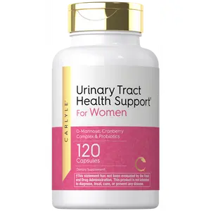 Carlyle Urinary Tract Health for Women | 120 Capsules | Relief for Women | with D-Mannose, Cranberry Complex & Probiotics | Non-GMO, Gluten Free
