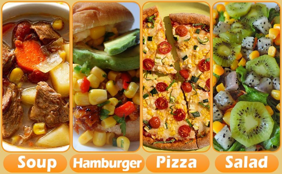 9.5oz Freeze Dried Sweet Corn Kernels – Super Sweet Dehydrated Yellow Corn, Single-Ingredient Vegan Dried Vegetable for Salad, Soup, Stew – Kosher Food for Everyday Meals and Camping