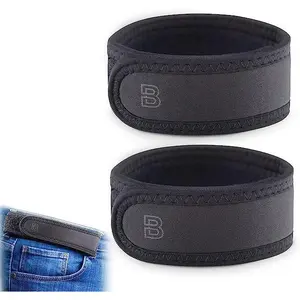 No Buckle Belt - Fits 1.5 Inch Belt Loops, Easy To Use Invisible Elastic Adjustable
