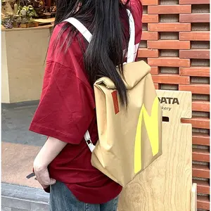 Adorable Retro Canvas Backpack - Spacious and Lightweight Design, Versatile Shoulder & Crossbody Style, Ideal for Daily Use, School, Travel and Outdoor Adventures