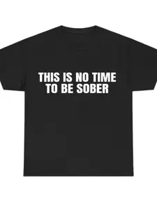 Summer Fun Party Slogan Short Sleeve T-Shirt, Casual Youth Streetwear, Student Gathering Loose Half Sleeve Top, American Style