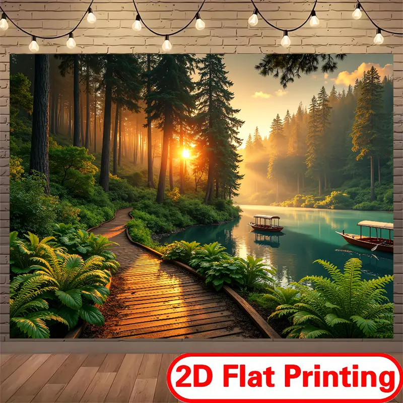 1pc Premium 100% Polyester Tapestry Wall Hanging - Durable, Festive Decor for Home, Garden, Photography Backdrop, Living Room Wall Decor, Tapestry Wall Mural