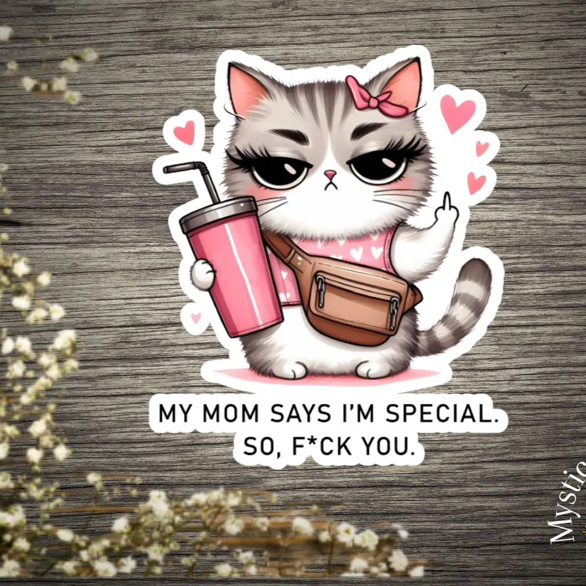 Funny Sticker I’m Special /Stickers for Adults/Dark Humor/Water Bottle/Vinyl/Waterproof