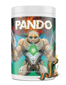 Panda All New PANDO Pre Workout with 6000 mg L-Citrulline for Pump 3200 mg Beta-Alanine for Endurance and 2500 mg Betaine Anhydrous for Power Muscle Supplement Protein Supplement