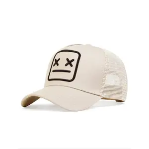 Unisex Embroidered Baseball Cap, Adjustable Sun Protection Hat, Graphic Hat, Casual Fitted Trucker Cap for All Seasons, Outdoor Travel Party Wear