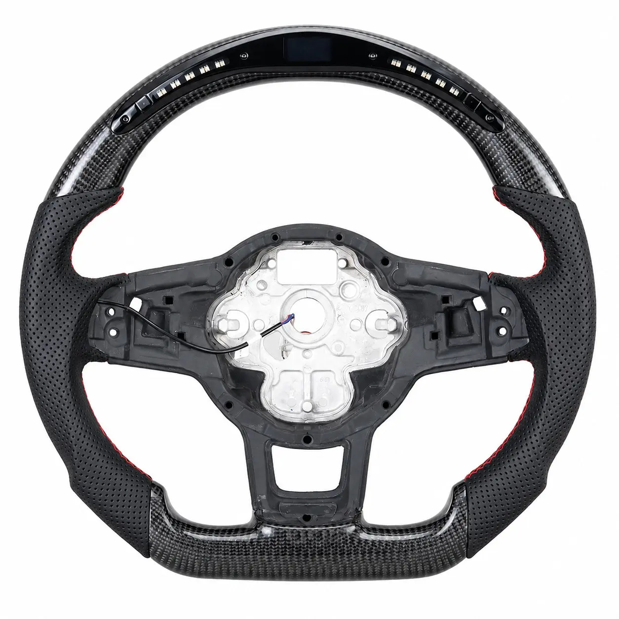 Volkswagen GTi Mk7 Ready-To-Ship Custom Carbon Fiber Steering Wheel (2015-2021)