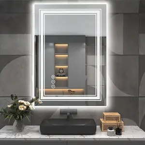 AQ001 - Tri-Color Temperature / RGB Smart Bathroom Mirror