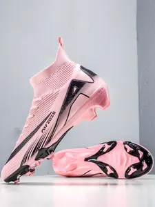 Youth Football Cleats for Boys and Girls, Professional Non-Slip Design, Durable PU Leather, Available in 4 Colors and Sizes 35-45