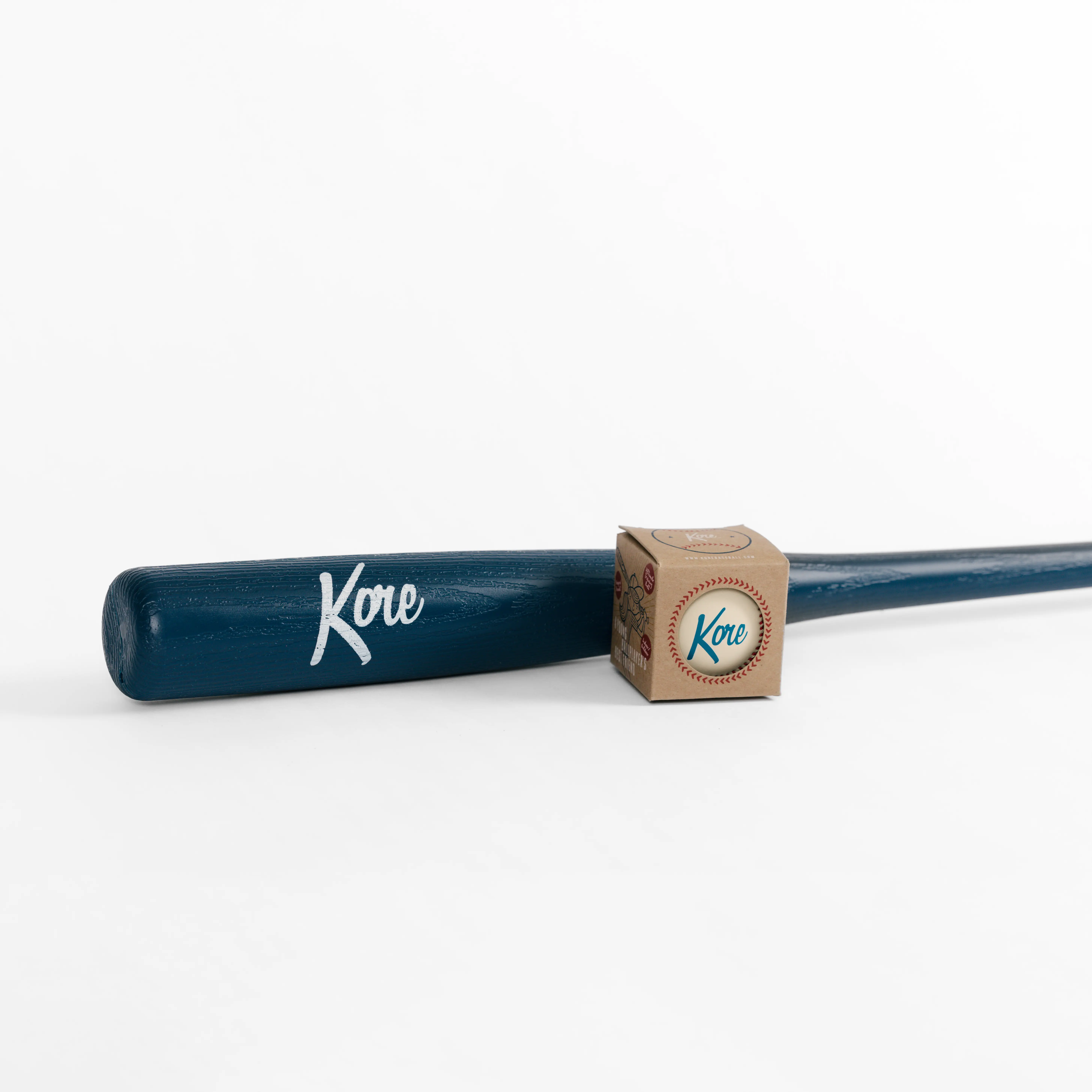 Kore Baseball Bat + Kore Ball | Soft Baseball | Durable Plastic Bat | Great for Beach or Park Play | Baseball Gift or Party Favor