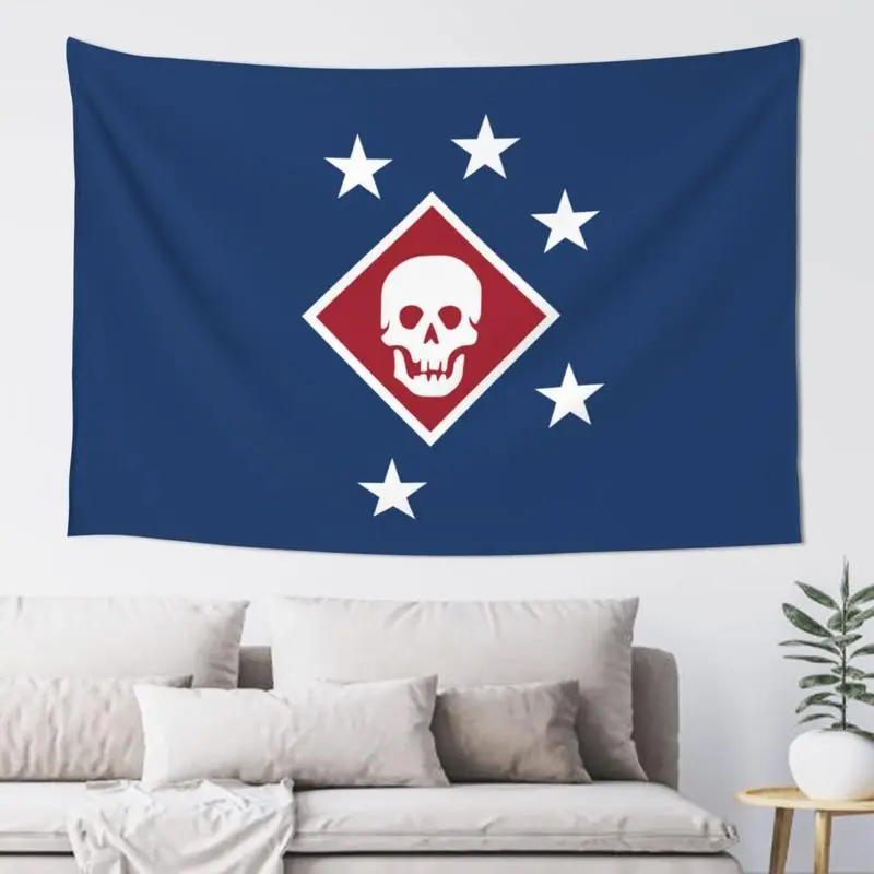 Marine Raiders tapestry 60"X40" Interesting Commemorative Significance Inspirational Wall Art Front Home Decor For Bedroom Living Room Party Celebration Decoration colorful decorativebedroom decor mens room decor dormessentials