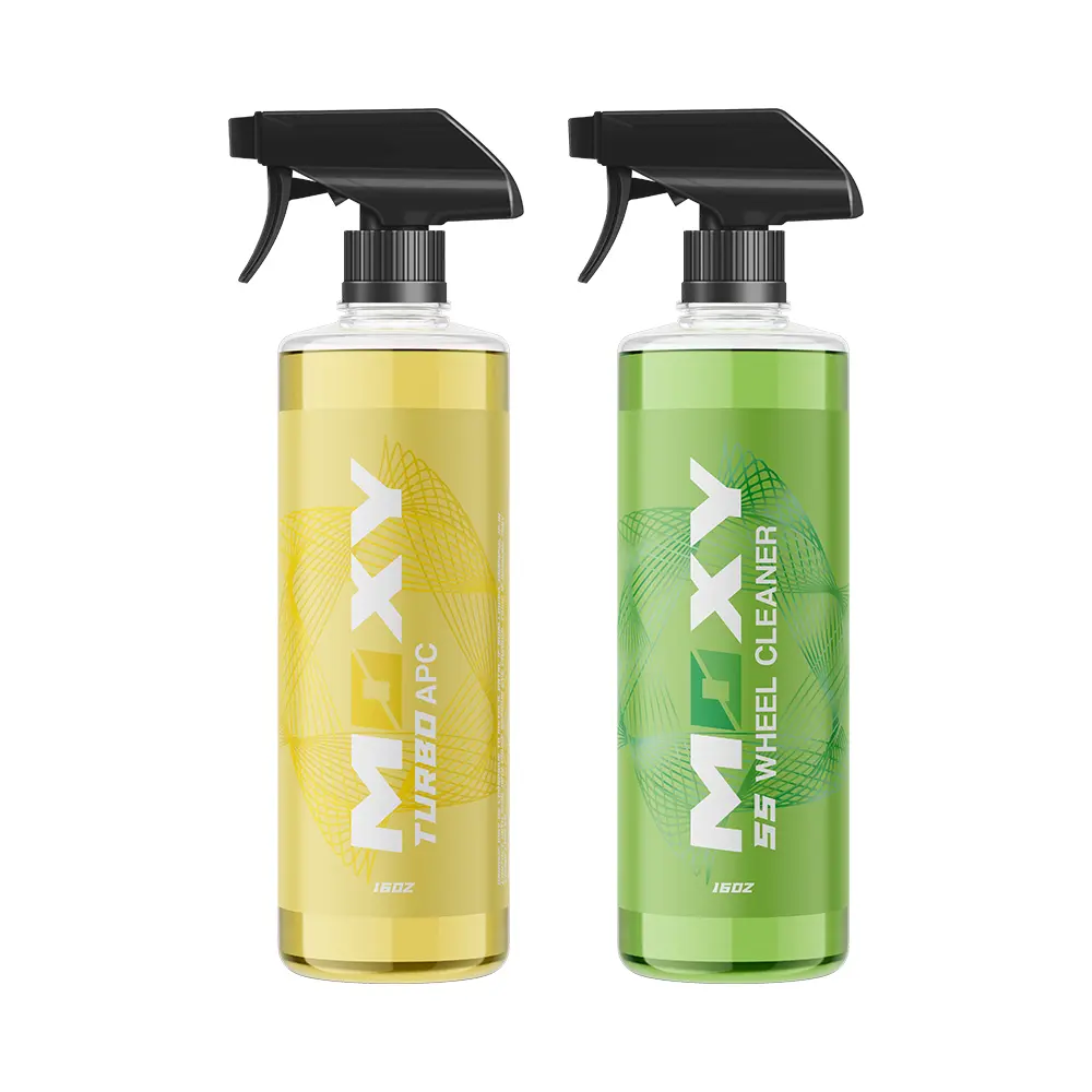 Non-Acid Wheel & Tire Cleaning Liquid Bundle, Safe Rubber Surface Cleaner for Automotive Car Washing & Maintenance