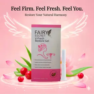 Fairy Secret V-Fresh Restore Gel Intimate Care for Women with Natural Plant Extracts & Probiotics for pH Balance Odor Relief & Lasting Moisture