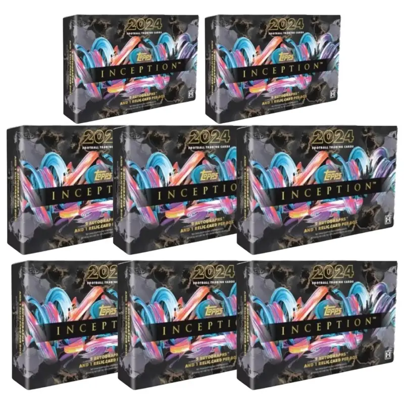(Full Case)- 2024 Topps Inception Hobby Box x8- Pick Your Team- Sports Trading Cards